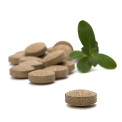 Image showing herbal pills