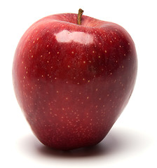 Image showing red apple isolated on white background