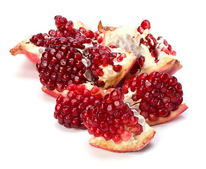 Image showing pomegranate isolated on white background