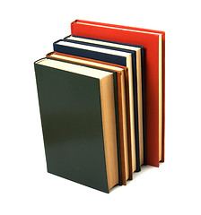 Image showing books stack isolated on white