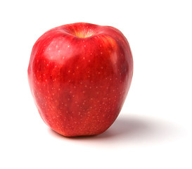 Image showing red apple isolated on white background