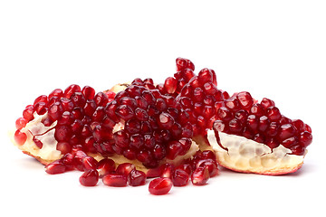 Image showing pomegranate isolated on white background