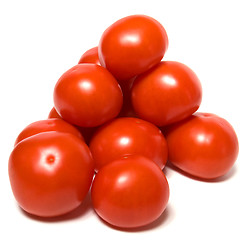 Image showing red tomato isolated  on white background 