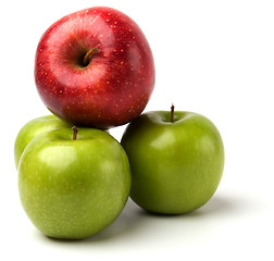 Image showing apples isolated on white background