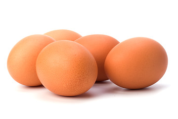 Image showing eggs isolated on white background