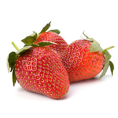 Image showing Strawberries isolated on white background