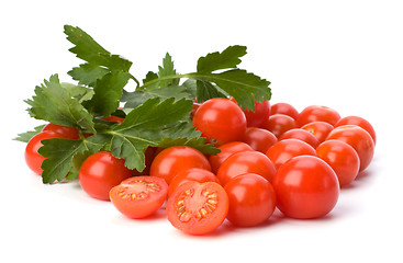 Image showing Cherry tomato isolated on white background