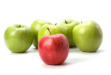 Image showing apples isolated on white background