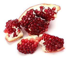 Image showing pomegranate isolated on white background