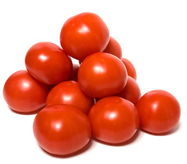 Image showing red tomato isolated  on white background 