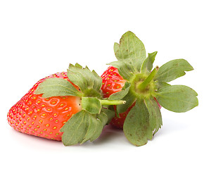 Image showing Strawberries isolated on white background