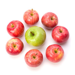 Image showing apples isolated on white background