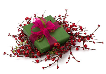 Image showing festive gift box