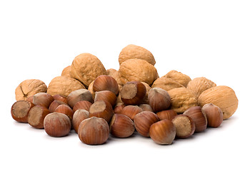 Image showing nuts isolated on white background 