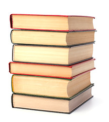 Image showing book stack isolated on white background