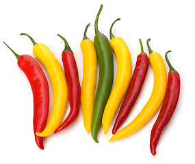 Image showing Chili pepper isolated on white background