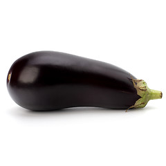 Image showing eggplant isolated on white background close up