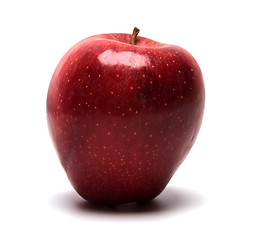 Image showing red apple isolated on white background