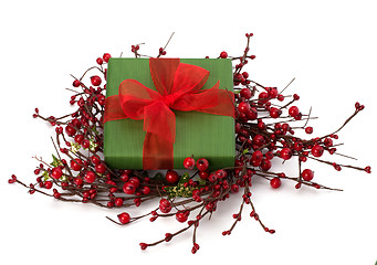 Image showing festive gift box