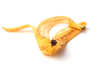 Image showing banana peel isolated on white background