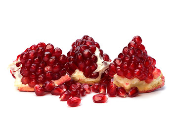 Image showing pomegranate isolated on white background