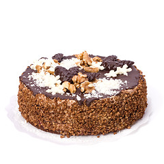 Image showing chocolate cream cake