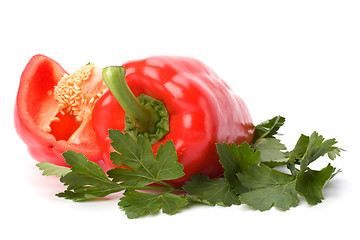 Image showing sweet pepper isolated on white background 