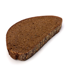 Image showing rye bread isolated on white background 