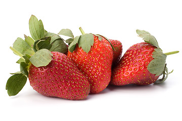 Image showing Strawberries isolated on white background