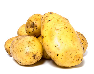 Image showing potatoes isolated on white background