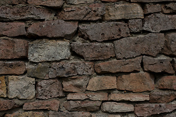 Image showing stone shielding wall background