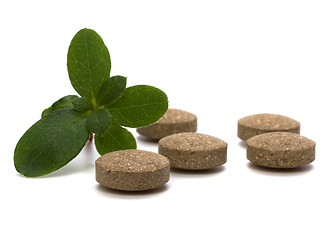 Image showing herbal pills