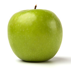 Image showing green apple isolated on white background