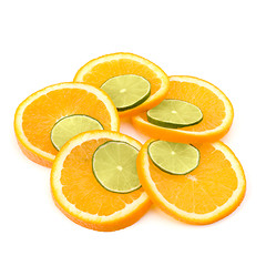 Image showing Citrus fruit slices