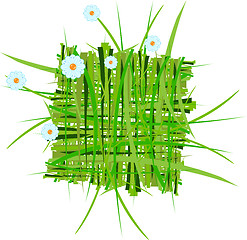 Image showing raster.  summer grass decoration 