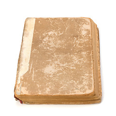 Image showing tattered book isolated on white background