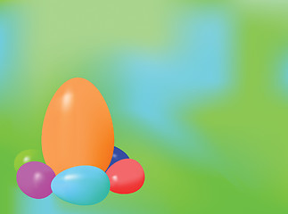 Image showing raster. easter egg composition