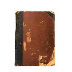 Image showing tattered book isolated on white background