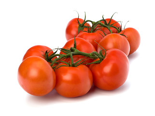 Image showing red tomato isolated on the white background 