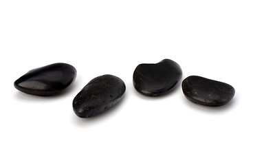 Image showing zen stones isolated on the white background 