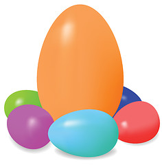 Image showing raster. easter egg composition