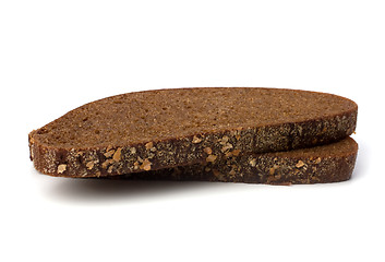 Image showing rye bread isolated on white background 