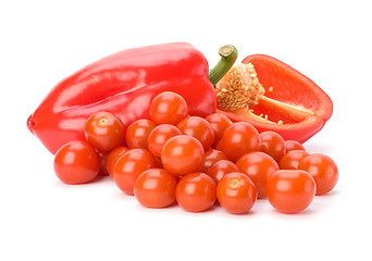 Image showing sweet pepper isolated on white background 