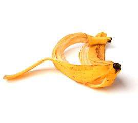 Image showing banana peel isolated on white background