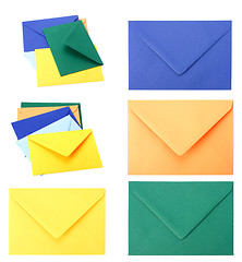 Image showing envelopes isolated on white background