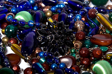 Image showing colorful beads background