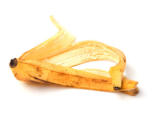 Image showing banana peel isolated on white background