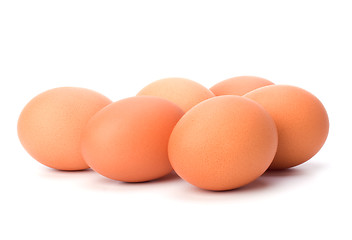 Image showing eggs isolated on white background