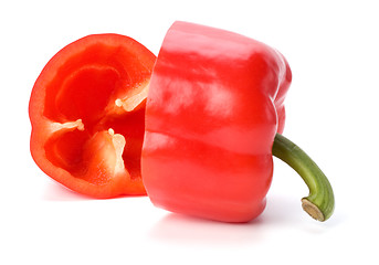 Image showing sweet pepper isolated on white background 