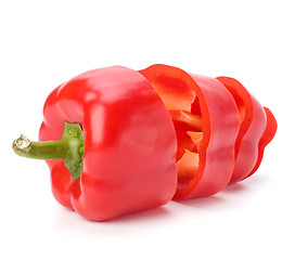 Image showing sweet pepper isolated on white background 